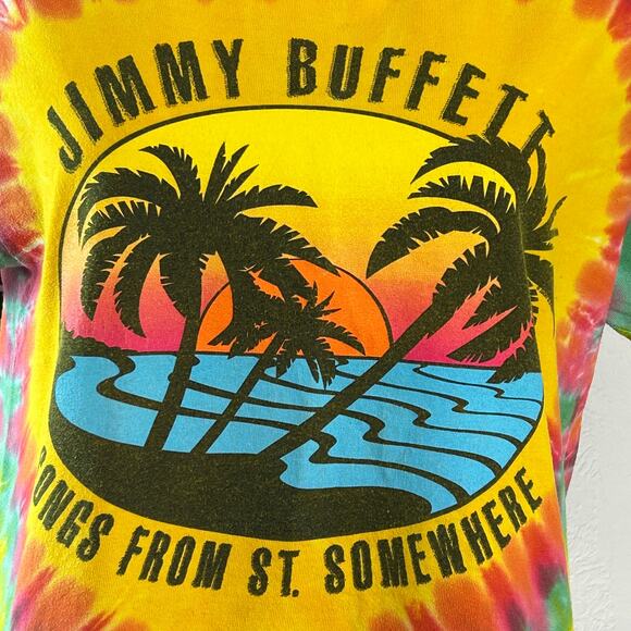 Tie-dye t-shirt from Jimmy Buffett's 2013 “Songs from St.
Somewhere" tour Size M - Picture 5 of 10